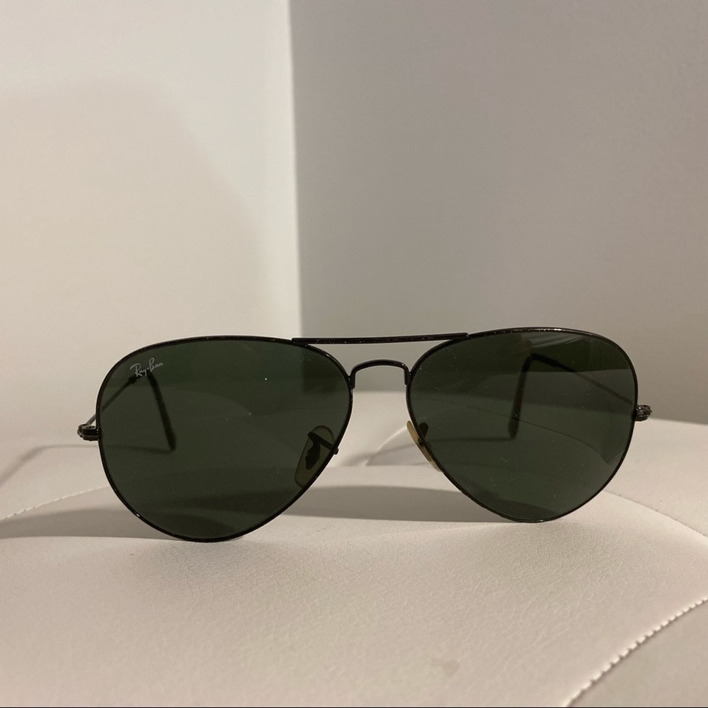 Ray-ban Large Aviator II Black Sunglasses